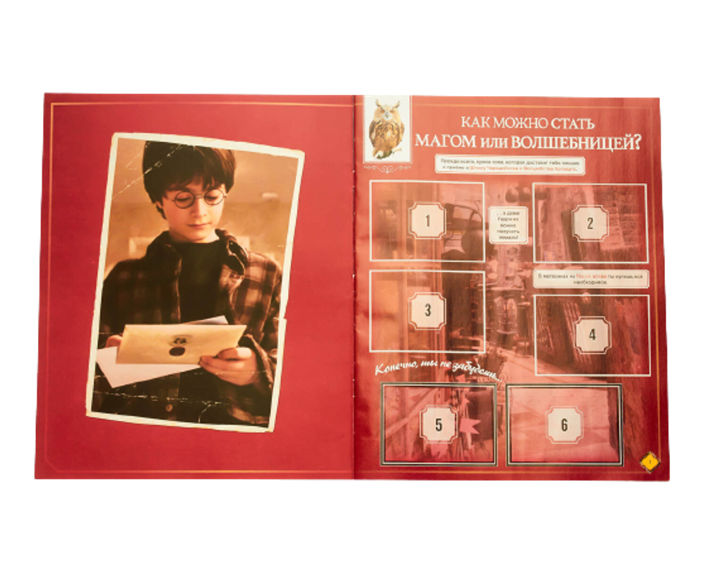 Альбом для наклеек Panini Гарри Поттер. Руководство для магов и волшебниц