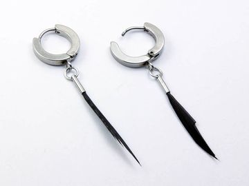 Серьги Перья 13