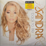 Sandra ‎– Back To Life 2LP (Эстония 2023г.) Yellow