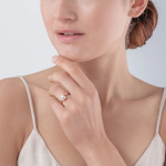 Кольцо Coeur de Lion Brilliant Square Rose Gold 0500/40-1822 52