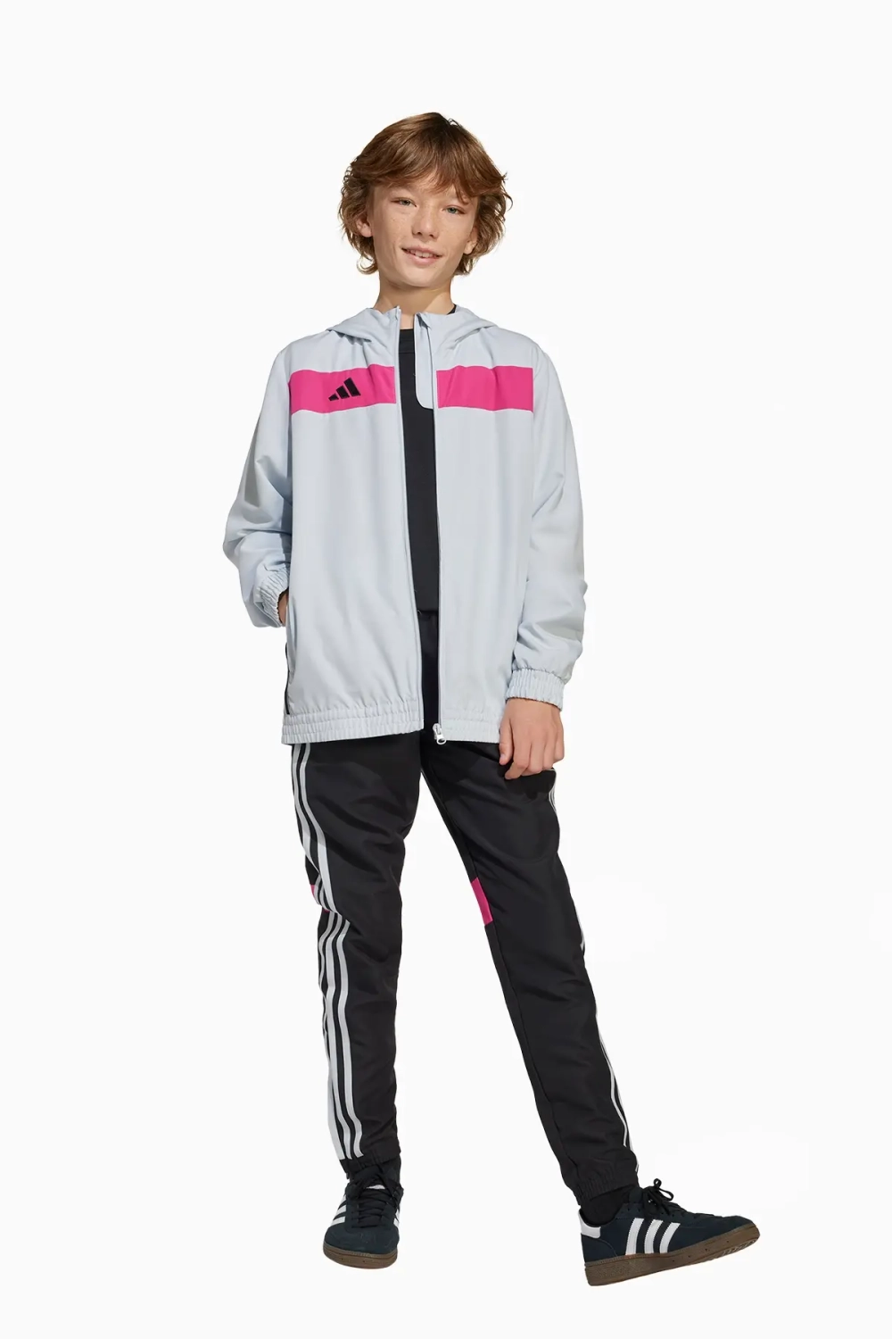 Кофта adidas Tiro 25 Essentials Woven Junior - серый