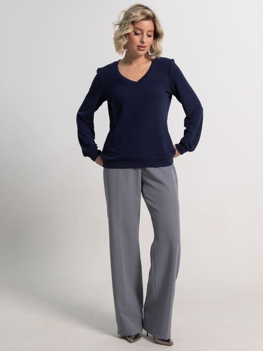 Джемпер трикотажный Мелоди (синий) Б15269-50М LT Collection