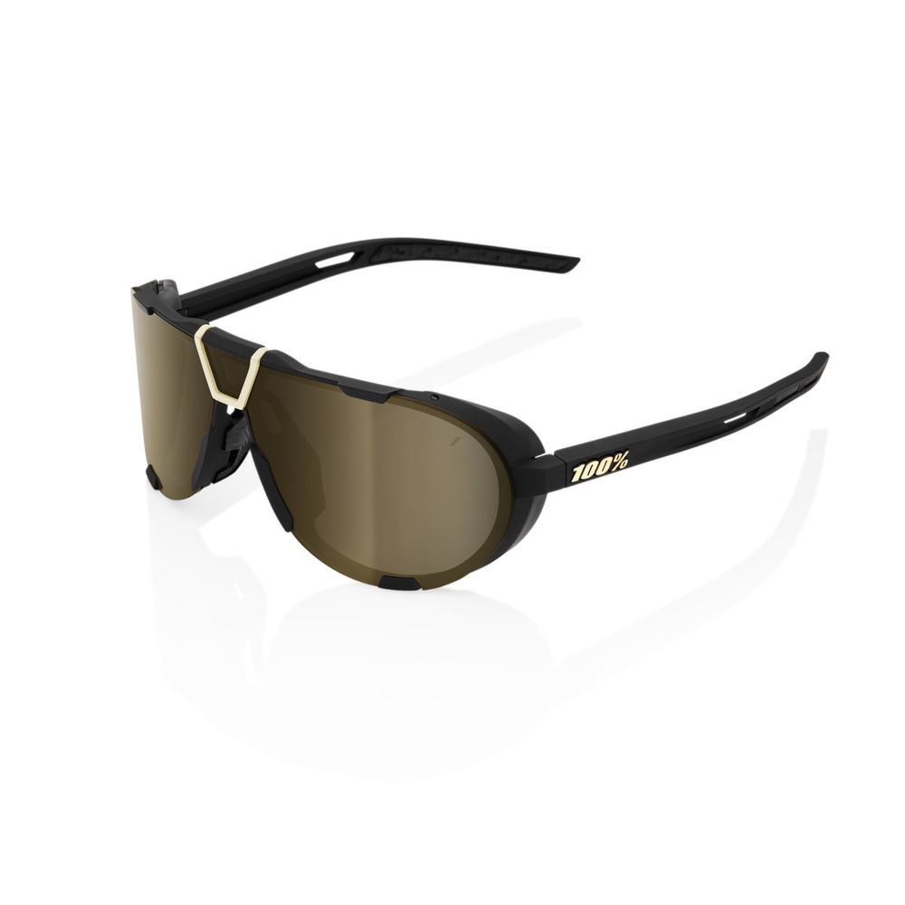 Спортивные очки 100% Westcraft / Soft Tact Black / Soft Gold Mirror Lens