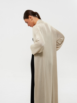 Кардиган MOREON с длинным рукавом, светло-бежевый