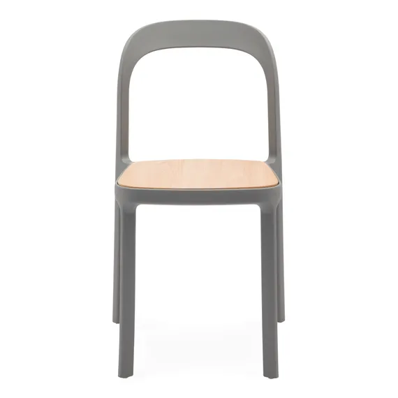 Стул Obu Wood серый