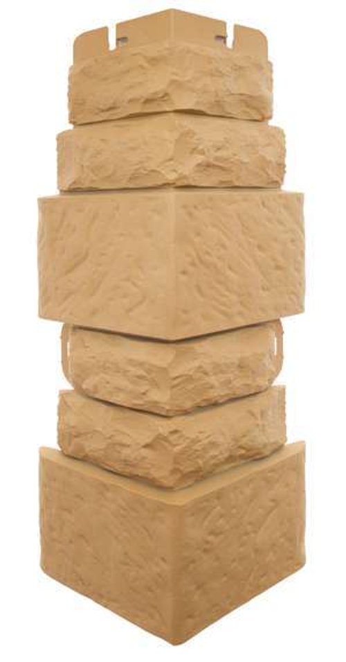 Угол Фасадная плитка цвет Златолит