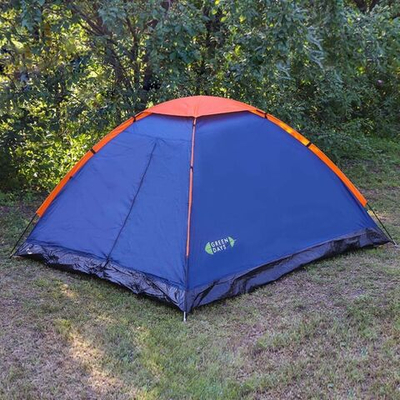 Палатка 4-мест, 240х210х130 см, 1 сл, 1 комн, мос сет, Green Days, GJH006