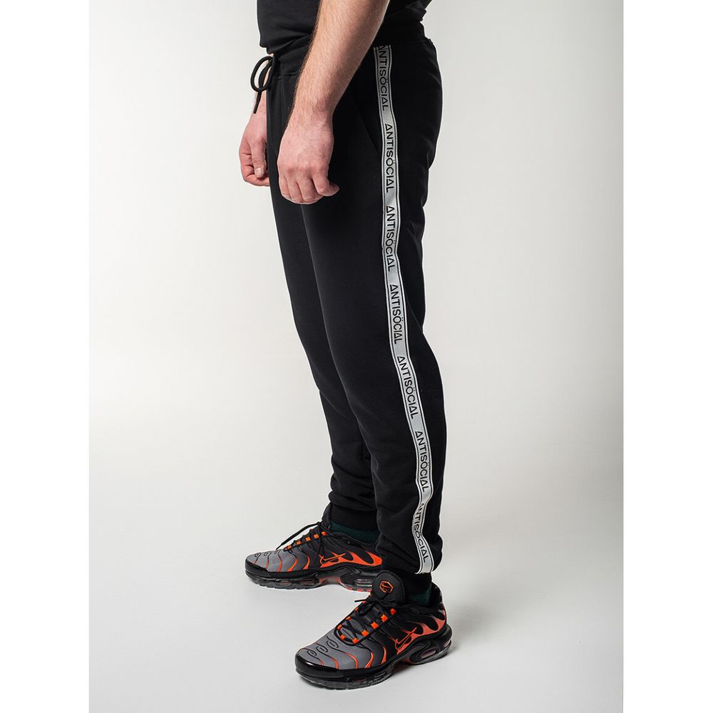 Спортивные штаны Antisocial Stripes Черные
