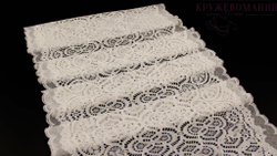 Эластичное кружево, 32,5 см, молоко (Арт: EK-2657), м