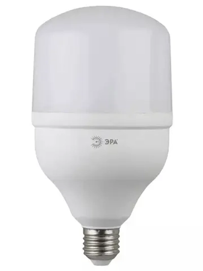 Лампочка светодиодная промышленная ЭРА LED E27/E40 50 Вт T100 колокол 4000К нейтральный белый свет 1 штука