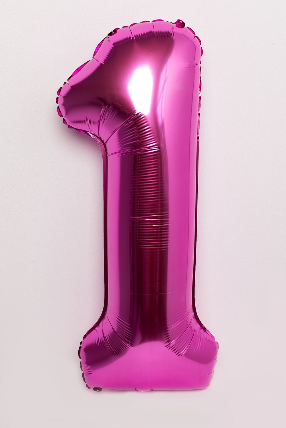 FM Шар 40" / 102 см "Цифра 1" фуксия фуше (БГ-60)  Изображение4