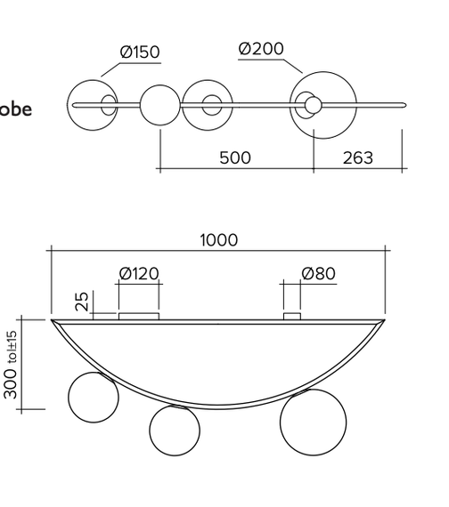 Потолочная люстра Imperium Loft Areti Plates 156107-22
