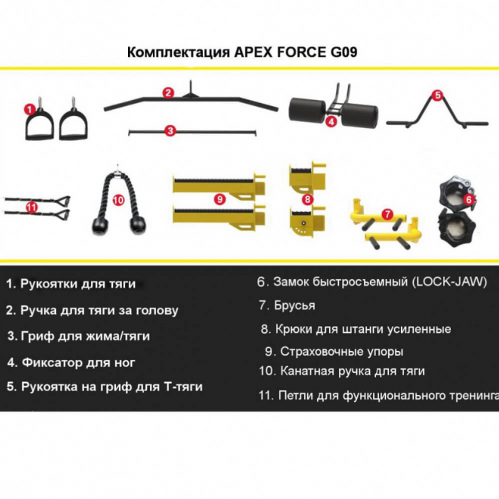 Многофункциональный силовой комплекс APEX Force G09