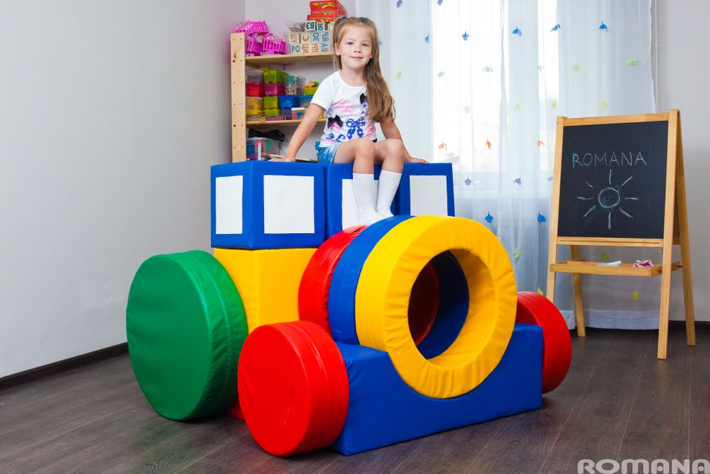 Мягкий игровой комплекс «Трактор»