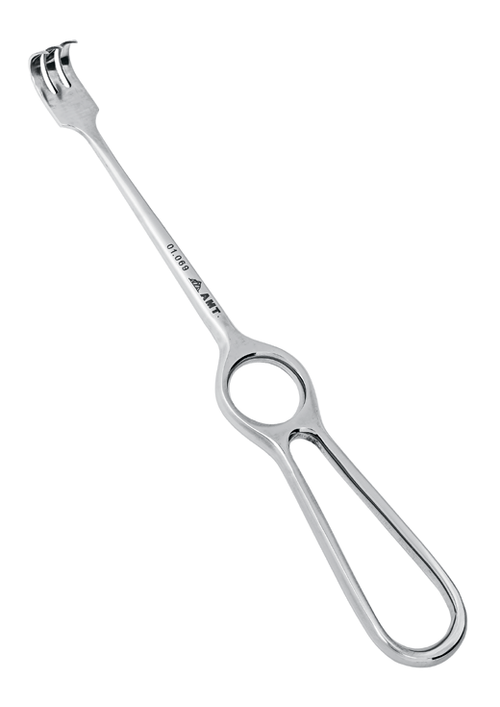 Крючок хирургический 3-х зубый острый №2