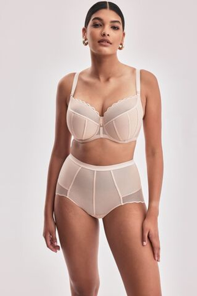 Телесный бюстгальтер Chita с чашкой +size на поролоне (Размер: 95F) (Цвет: телесный)