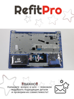 Верхняя панель с клавиатурой (топкейс) для ноутбука Lenovo ideapad 330-14IGM/330-14IKB раскладка - русская, без подсветки, синий, с тачпадом и динамиками (5CB0R13834), оригинал