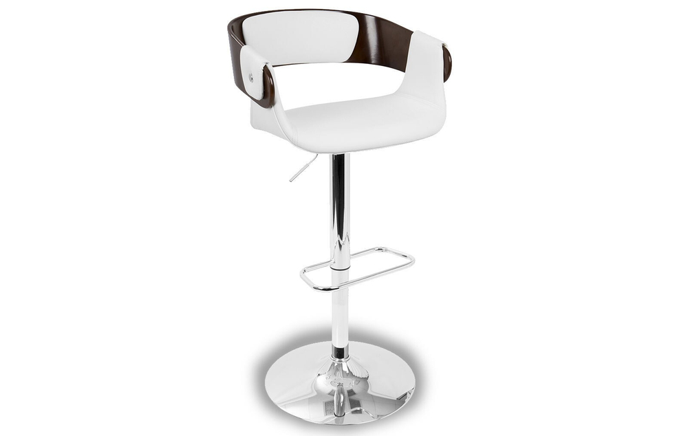 Стул барный JY1999 вишня/ белый