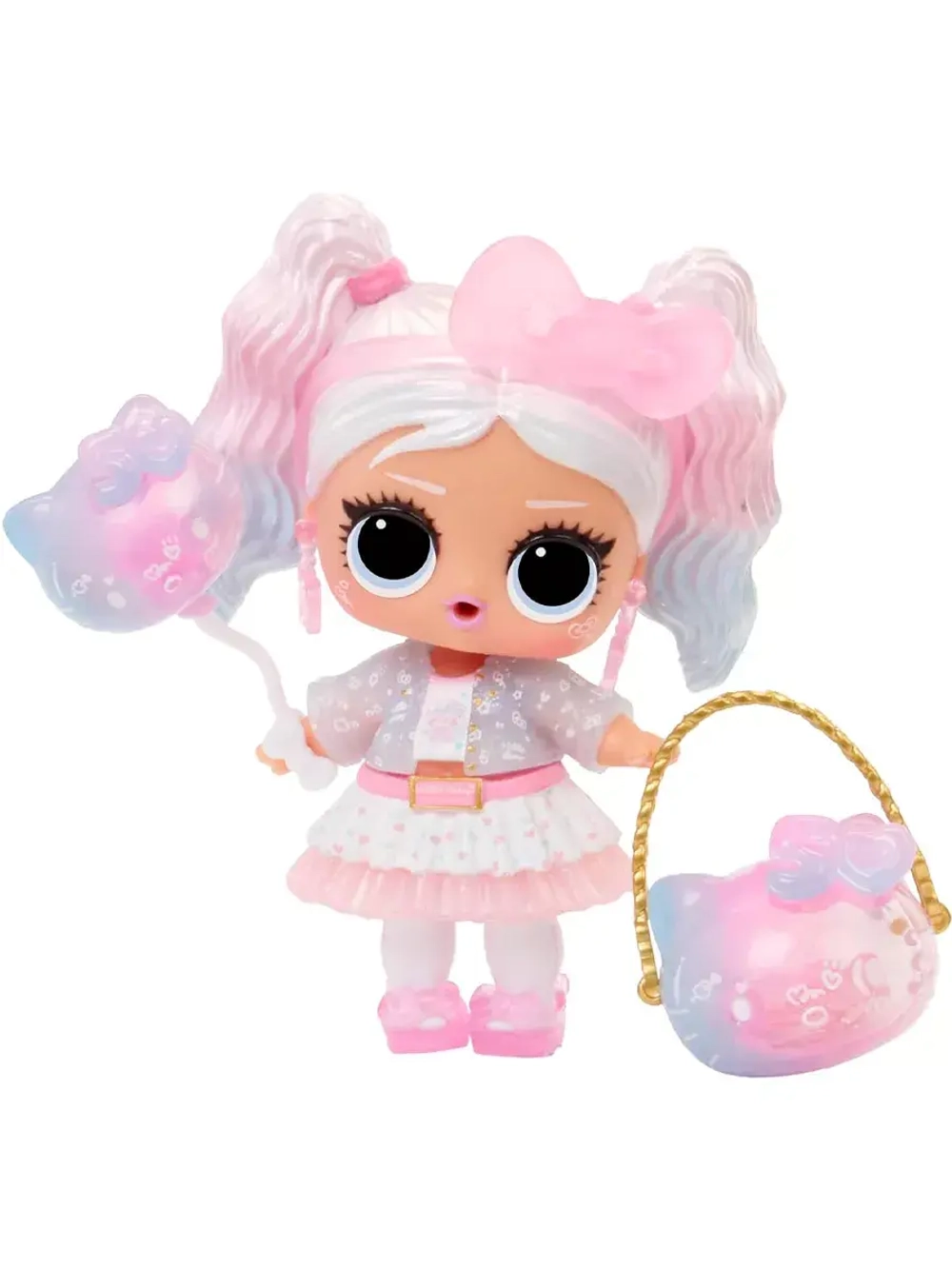 Кукла Лол Сюрприз в шаре Lol Hello Kitty маленькая оригинал