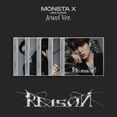 Альбом MONSTA X - REASON 12th Mini Album Jewel Case 5 Version SET