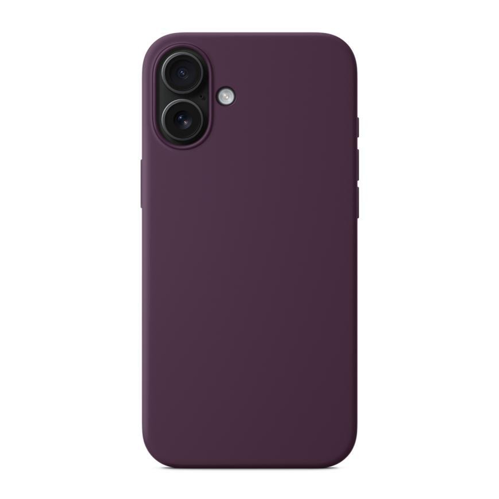 Силиконовый чехол MagSafe Apple Silicone Case для iPhone 16 Plus, Сливовый