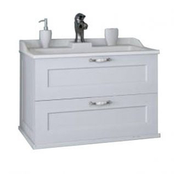 Тумба под раковину Акватон Леон 65, дуб белый