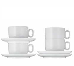 WMF Набор из 2 чашек Barista 160 мл с блюдцем для капучино