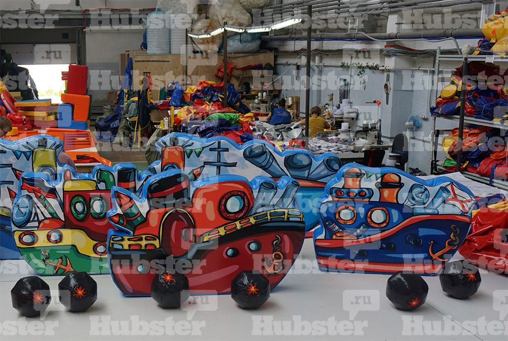 Аттракцион Морской бой (12 кораблей + 12 ядер)