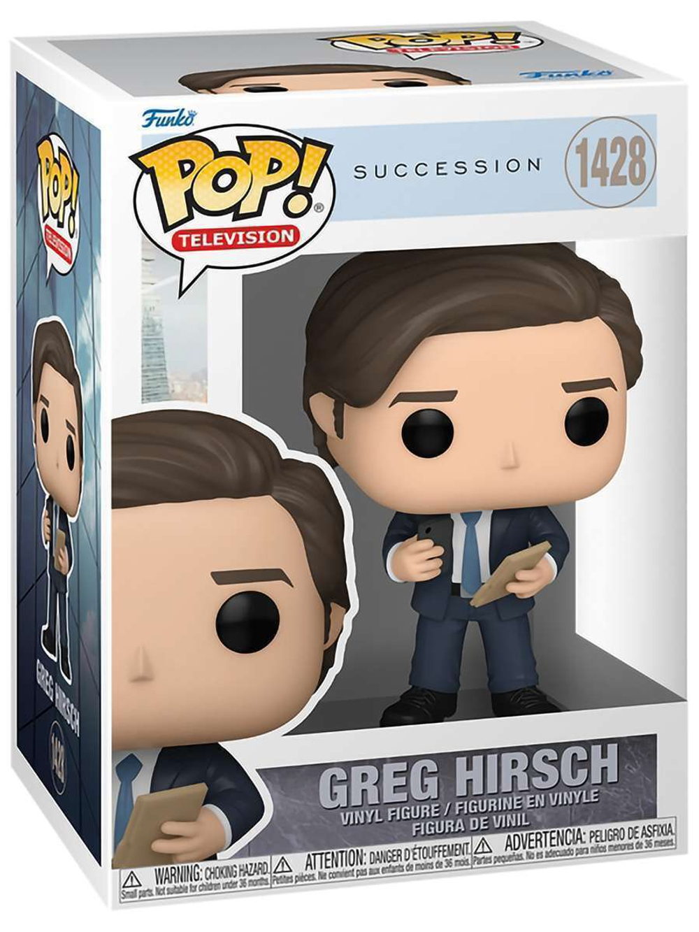 Фигурка Funko POP! TV Succession S1 Greg Hirsch (1428) 75654