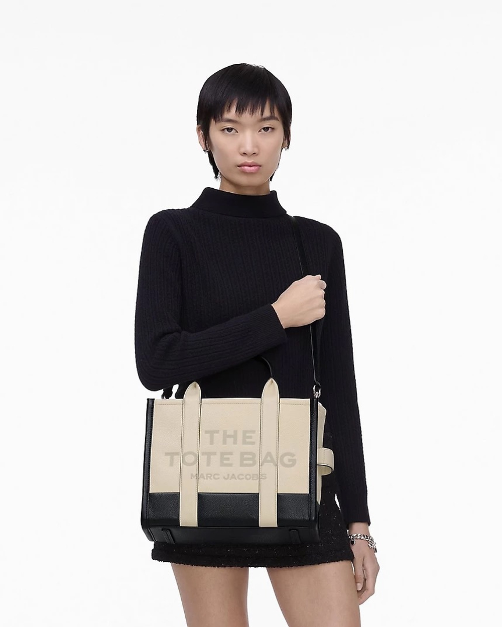 Сумка MARC JACOBS THE COLORBLOCK MEDIUM TOTE BAG “Ivory Multi”