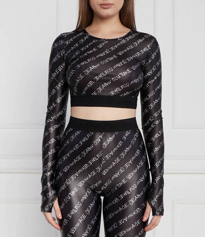 Блузка Versace Jeans Couture - черный(75HAH218JS219)