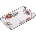 Блюдо керамическое «Magic Flower» 21*13*2,6см