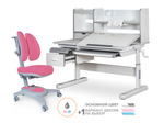 Комплект Mealux Evo парта Florida MC G + кресло Onyx Duo KP (арт.EVO-52 W + G MC + Y 115 KP)