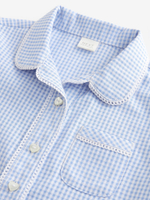 Рубашка с коротким руковом для девочки Next Q77-085, Голубой