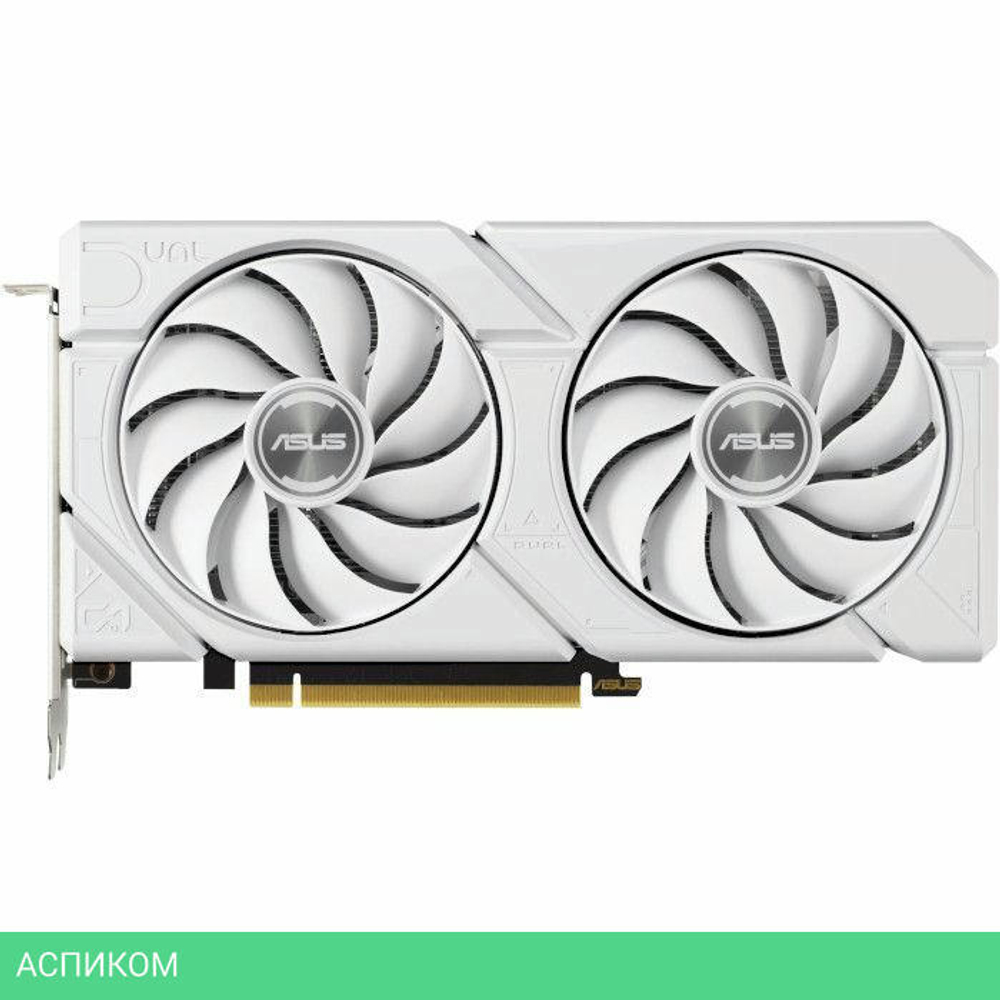Видеокарта ASUS Dual GeForce RTX 4060 Ti EVO White OC 8GB GDDR6 (90YV0J4B-M0NA00)