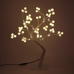 Фигура световая «Дерево-Мерцающий шар» 40 см 54 лампы LED, USB питание, Теплый белый (мерцание)
