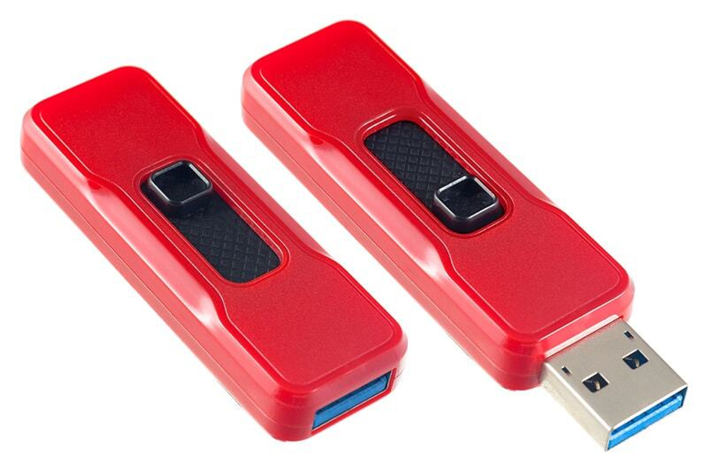 USB Флешка 4GB Perfeo S04, USB 2.0, красная