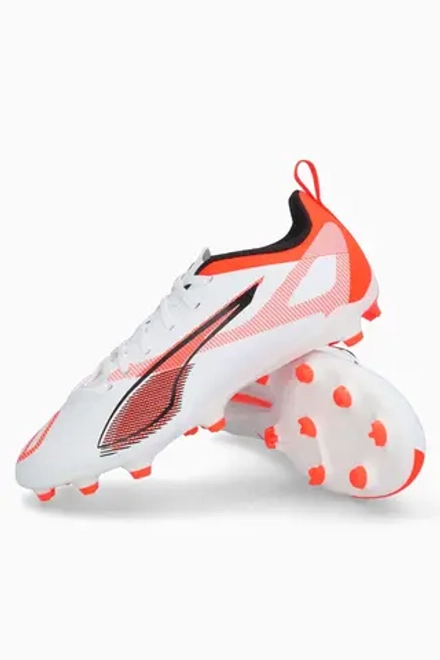Бутсы Puma Ultra 5 Play FG/AG Junior - белый