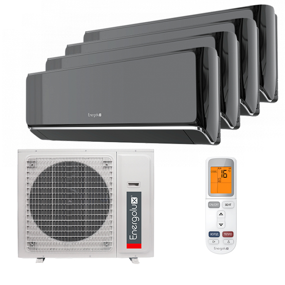 Мультисплит система на 4 комнаты Energolux ESAS09M3_WFB_AR2_DC x 4 / ESAM36M2_AR2_DC4
