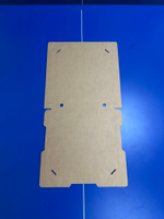 Картонная коробка для пиццы 36x36x4 см большая упаковка для доставки