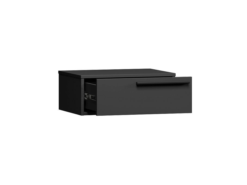 Прикроватная подвесная тумба Лорена Пакс-2 Черный 0190 PE 55*42*20 см, Черный   Фиеста