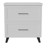 Тумба д/ванной "РИФ-80" 2 ящика  белый под рак."Fest- 80" мебельный (Sanita Luxe)(ПВХ)