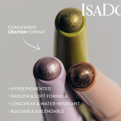 IsaDora The Eyeshadow Stick Shimmer - Долговечные тени для век в карандаше с блестками, 1,2 g