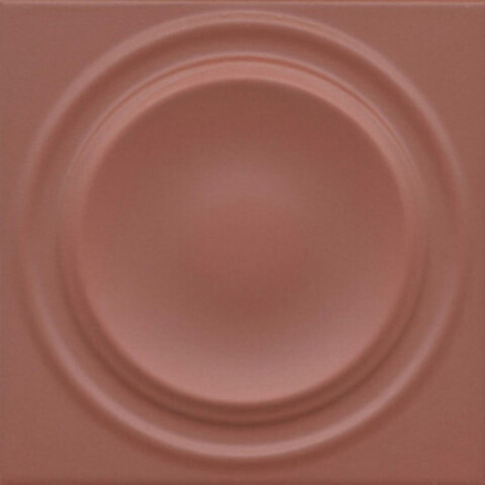 Декор Аква Альта 2 красный матовый структура (OBE003)