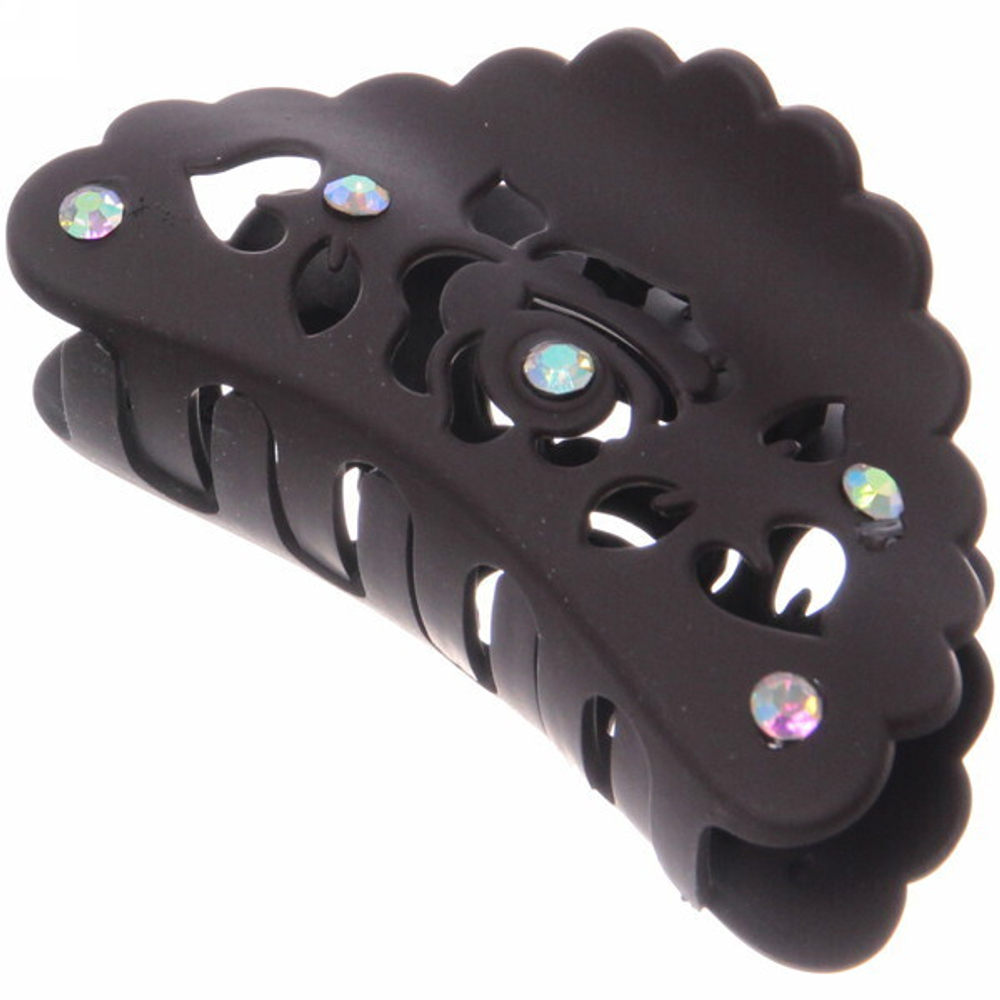 Заколка-краб для волос на блистере «Caiista Collection - Runi», микс 6 цветов, 8,5см