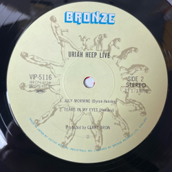 Винтажная виниловая пластинка LP Uriah Heep Live (Japan 1982) (Obi) July Morning
