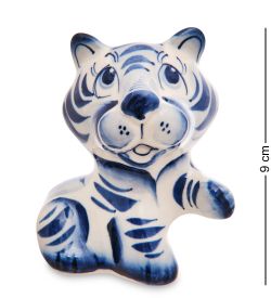 ГЛ- 680 Фигурка «Тигр» (Гжельский фарфор