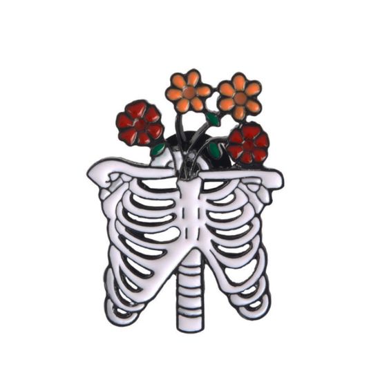 Пин на рюкзак и одежду. Ребра