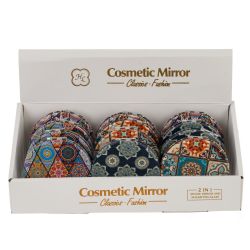 GAEM Зеркало карманное (блок 12шт), L7 W7 H1 см, 4в.