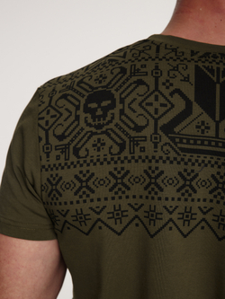 Футболка Варгградъ мужская хаки "На распутье"